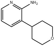 3-(OXAN-4-YL)PYRIDIN-2-AMINE 结构式