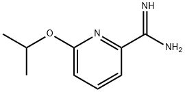 6-(丙烷-2-基氧基)吡啶-2-羧酰亚胺酰胺 结构式