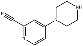 4-(哌嗪-1-基)吡啶-2-腈 结构式