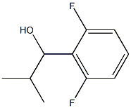 1-(2,6-difluorophenyl)-2-methylpropan-1-ol 结构式