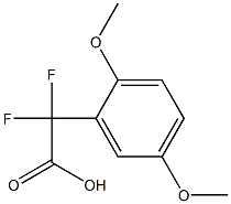 2-(2,5-二甲氧基苯基)-2,2-二氟乙酸 结构式