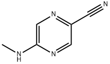 5-(甲基氨基)吡嗪-2-腈 结构式