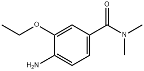 4-氨基-3-乙氧基-N,N-二甲基苯甲酰胺 结构式