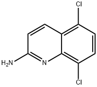 5,8-二氯喹啉-2-胺 结构式