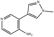 3-(1-METHYL-1H-PYRAZOL-4-YL)PYRIDIN-4-AMINE 结构式