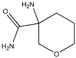 3-氨基四氢-2H-吡喃-3-甲酰胺 结构式