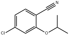 4-chloro-2-(propan-2-yloxy)benzonitrile 结构式