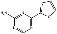 4-(2-Thienyl)-1,3,5-triazin-2-amine 结构式