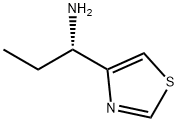 (1S)-1-(1,3-THIAZOL-4-YL)PROPAN-1-AMINE 结构式