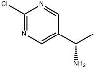 (S)-1-(2-chloropyrimidin-5-yl)ethan-1-amine 结构式