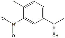 (1S)-1-(4-甲基-3-硝基苯基)乙烷-1-醇 结构式