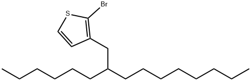 2-Bromo-3-(2-hexyl-decyl)-thiophene 结构式