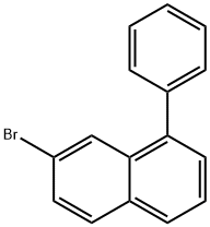 7-溴-1-苯基萘 结构式