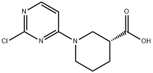 (R)-1-(2-chloropyrimidin-4-yl)piperidine-3-carboxylic acid 结构式