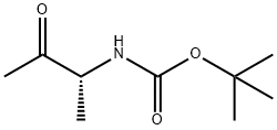 叔丁基(R)-(3-氧代丁烷-2-基)氨基甲酸酯 结构式