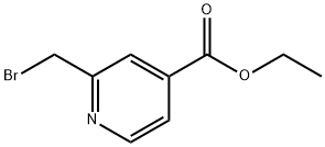 4-Pyridinecarboxylic acid, 2-(bromomethyl)-, ethyl ester 结构式