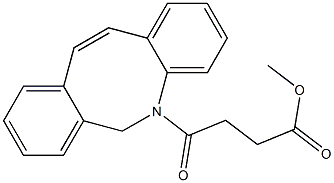 4-(6H-Dibenzo[b,f]azocin-5-yl)-4-oxo-butyric acid methyl ester 结构式