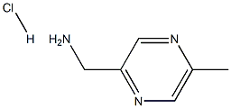 5-METHYL-2-PYRAZINEMETHANAMINE HYDROCHLORIDE 结构式