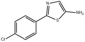 5-Amino-2-(4-chlorophenyl)thiazole 结构式