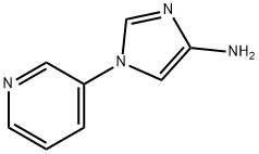 4-Amino-1-(3-pyridyl)imidazole 结构式