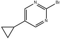 2-Bromo-5-cyclopropylpyrimidine 结构式
