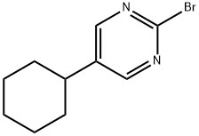 2-Bromo-5-cyclohexylpyrimidine 结构式