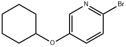 2-Bromo-5-(cyclohexyloxy)pyridine 结构式