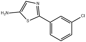 5-Amino-2-(3-chlorophenyl)thiazole 结构式