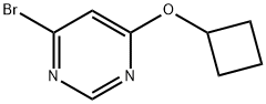 4-Bromo-6-cyclobutoxypyrimidine 结构式