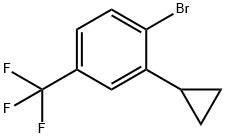 1-溴-2-环丙基-4-(三氟甲基)苯 结构式