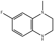 7-氟-1-甲基-1,2,3,4-四氢喹喔啉 结构式