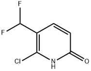 2(1H)-Pyridinone, 6-chloro-5-(difluoromethyl)- 结构式