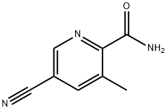 5-CYANO-3-METHYLPICOLINAMIDE 结构式