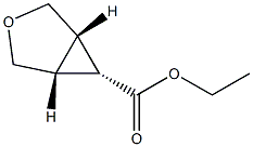 (1R,5S,6S)-ETHYL 3-OXABICYCLO[3.1.0]HEXANE-6-CARBOXYLATE 结构式