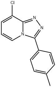 8-Chloro-3-(4-methylphenyl)-1,2,4-triazolo[4,3-a]pyridine 结构式