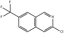 3-chloro-7-(trifluoromethyl)isoquinoline 结构式
