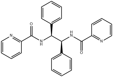 2-PYRIDINECARBOXAMIDE, N,N'-[(1S,2S)-1,2-DIPHENYL-1,2-ETHANEDIYL]BIS- 结构式