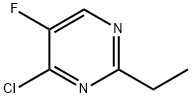 4-氯-2-乙基-5-氟-嘧啶 结构式