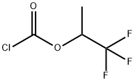 1,1,1-trifluoropropan-2-yl carbonochloridate 结构式