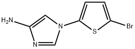 4-Amino-1-(5-bromo-2-thienyl)imidazole 结构式