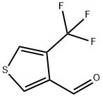 4-(trifluoromethyl)thiophene-3-carbaldehyde 结构式