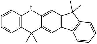 7,13-Dihydro-7,7,13,13-tetramethyl-5H-indeno[1,2-b]acridine 结构式