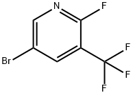 2-氟-3-三氟甲基-5-溴吡啶 结构式