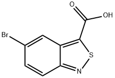 5-BROMO-2,1-BENZOTHIAZOLE-3-CARBOXYLIC ACID 结构式