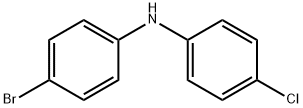 4-氯-4'-溴二苯胺 结构式