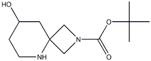 2-BOC-8-羟基-2,5-二氮杂螺[3.5]壬烷 结构式
