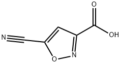 5-氰基异噁唑-3-羧酸 结构式