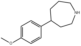 4-(4-methoxyphenyl)azepane 结构式