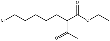 2-乙酰基-7-氯-庚酸乙酯 结构式