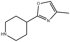 4-(4-methyl-1,3-oxazol-2-yl)piperidine 结构式